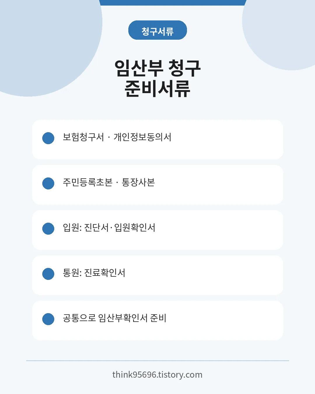 경기 기후보험 임산부 입원·통원 보험금 청구 필요서류
