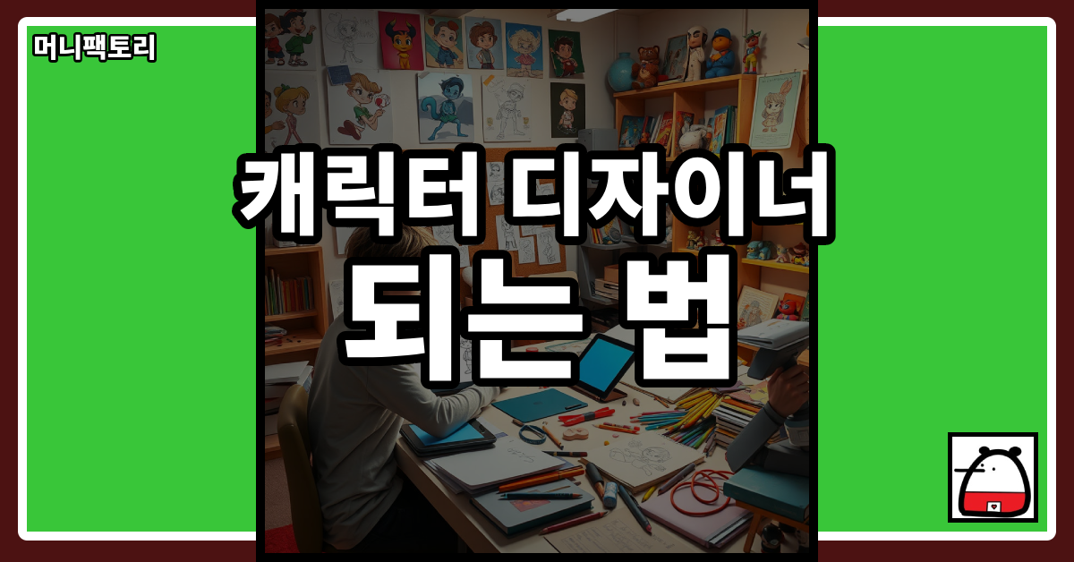 캐릭터디자이너되는법