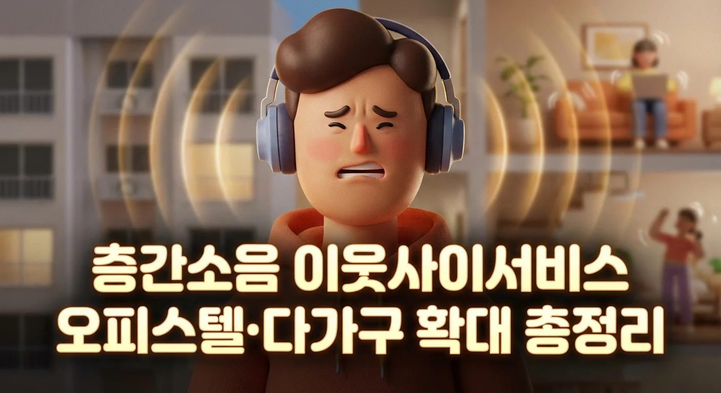 층간소음 이웃사이서비스