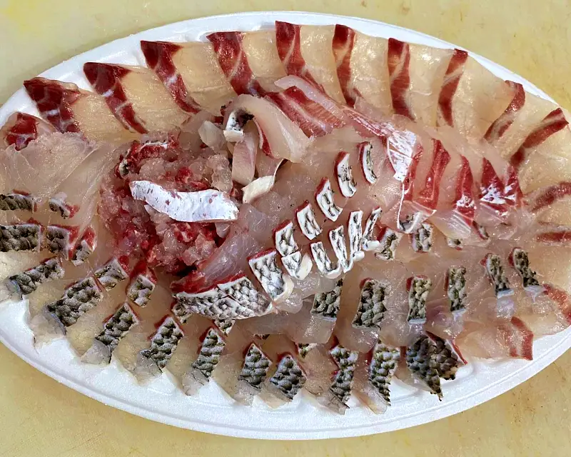 진도 쏠비치 대명리조트 배달 맛집 자연산 전문 여름 보양식 민어와 귀한 생선 붉바리 맛있는 횟집