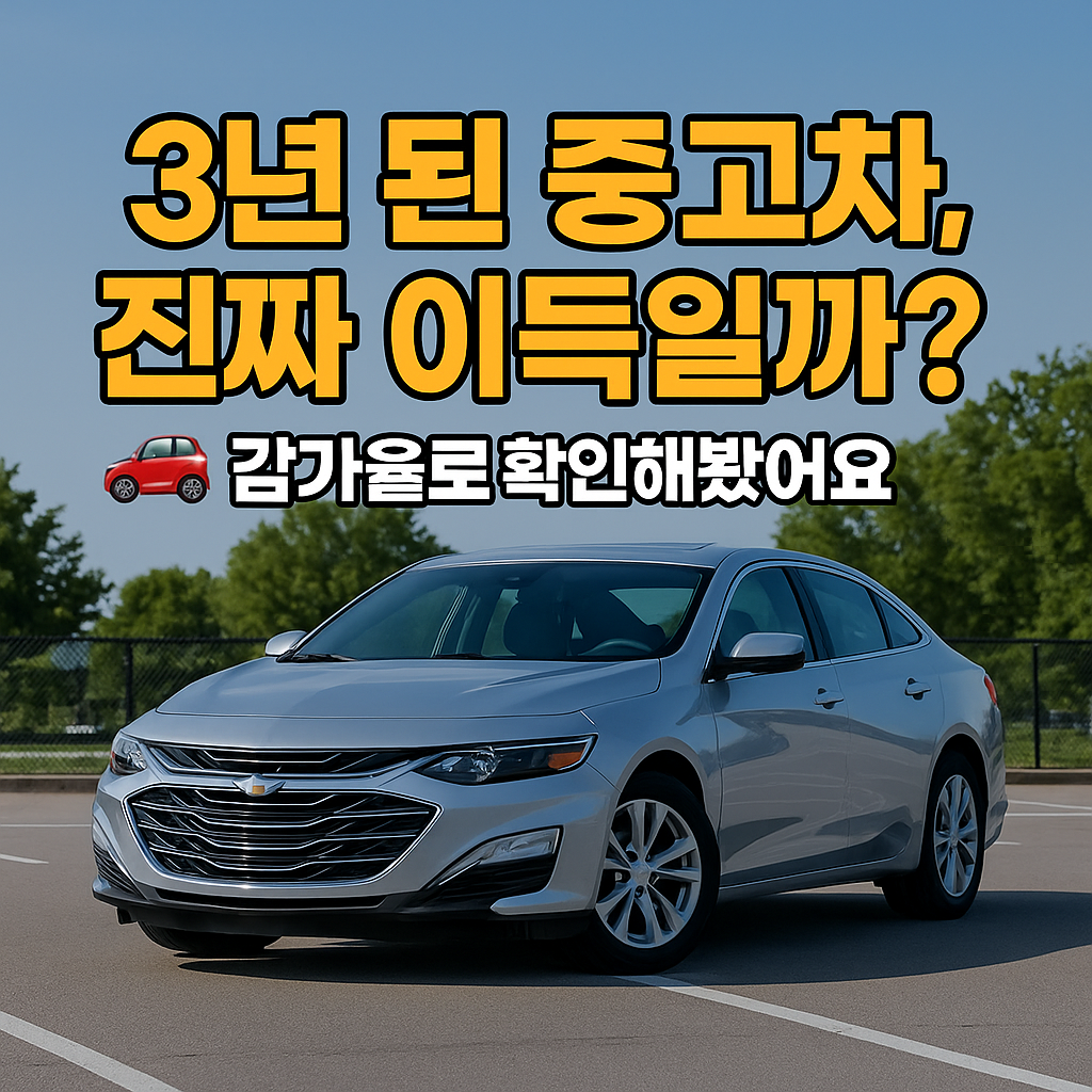 중고차, 몇 년 된 게 가장 이득일까 썸네일