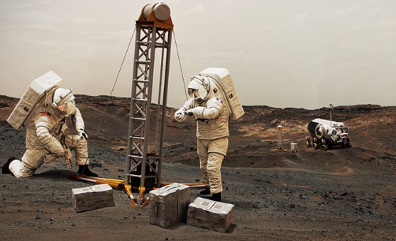 화성 얼음 채취