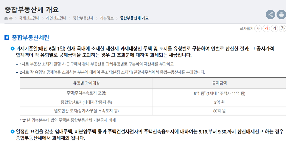 종부세 과세대상