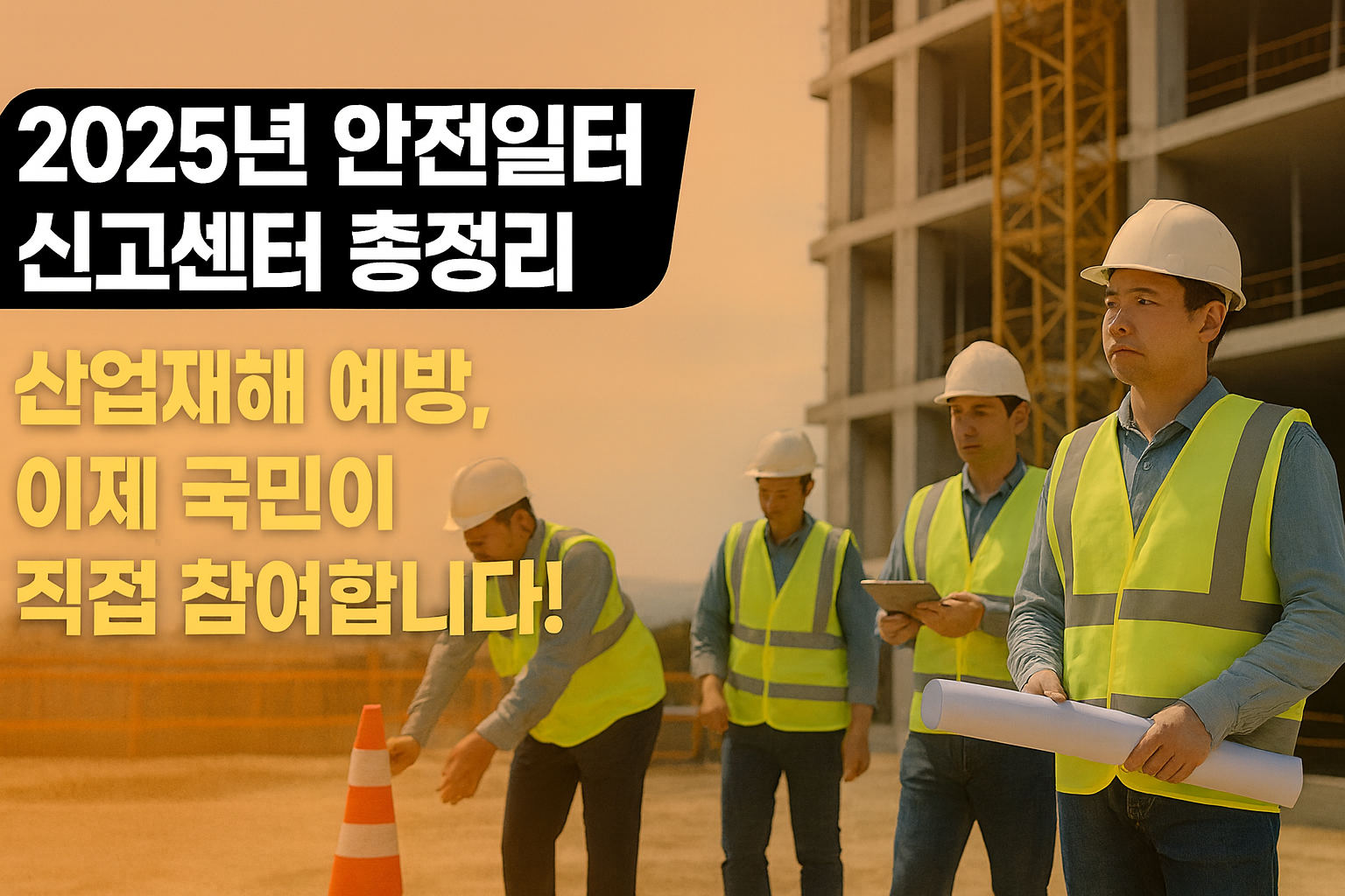 2025년 안전일터 신고센터