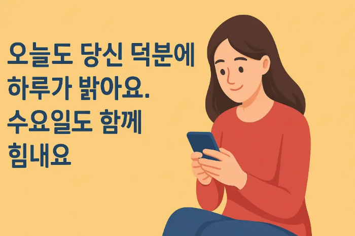 연인-수요일-인사말
