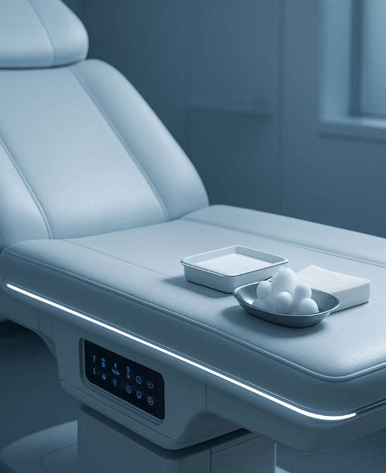 틈새에 솜이나 휴지 끼워 넣기