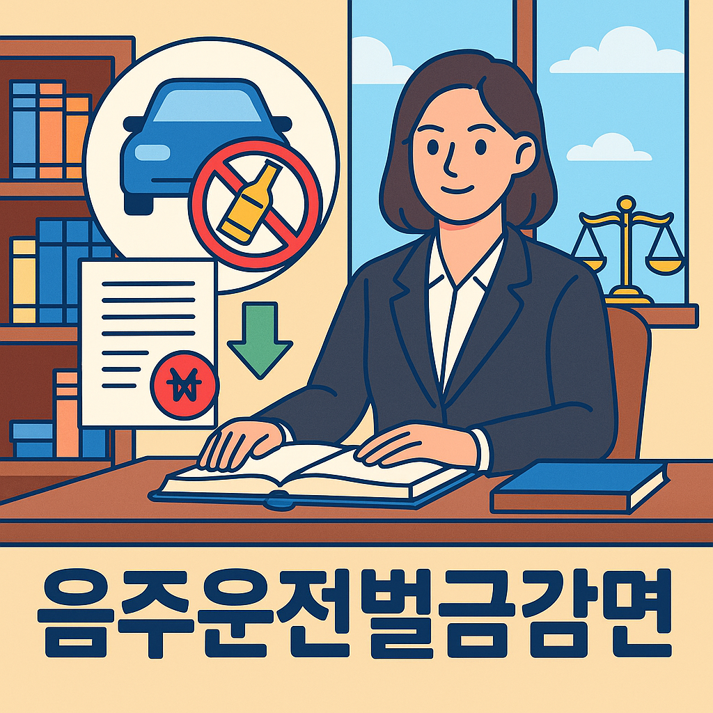 의정부음주운전변호사, 음주운전벌금감면