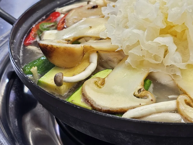 청송 소노벨 맛집 송이전골 송이가든 맛집 추천 청송 여행 맛집