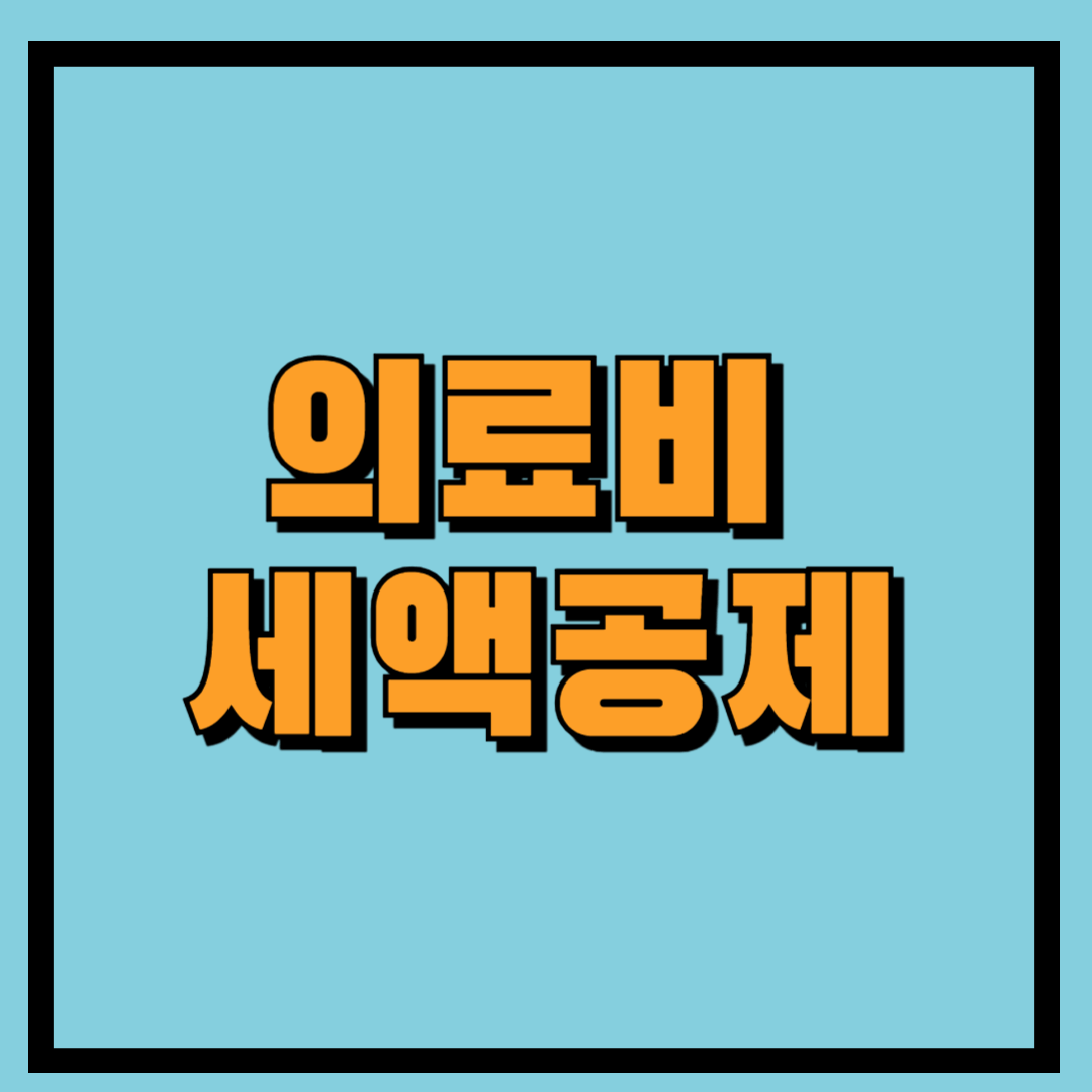 의료비 세액공제