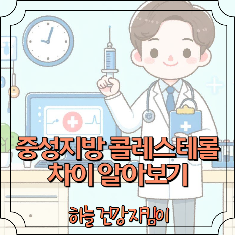 중성지방 콜레스테롤 차이 알아보기