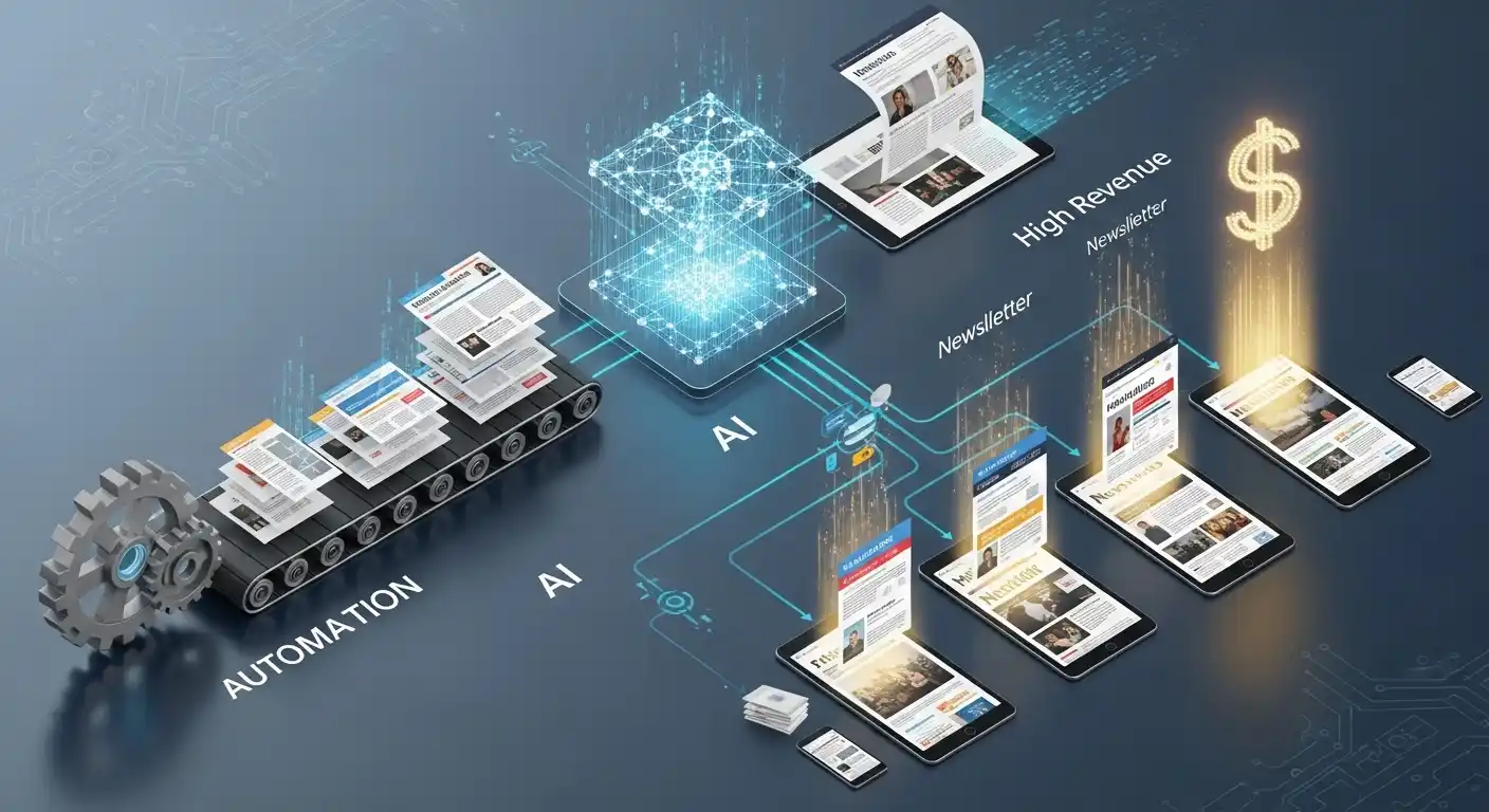 <img src="ai_combines_automation_and_personalization_for_newsletter_profit.webp" alt="AI가 자동화와 개인화를 결합하여 뉴스레터 콘텐츠를 효율적으로 제작하고, 독자 맞춤형 경험을 통해 높은 수익을 창출하는 장면을 시각적으로 표현한 이미지 입니다">