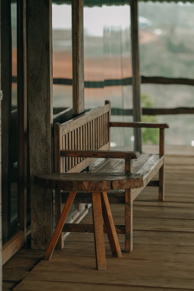 천연 원목으로 꾸미는 욕실 인테리어