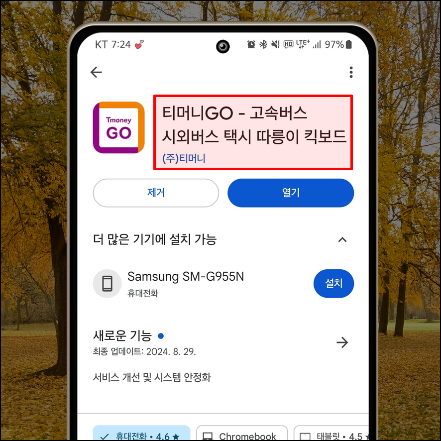 티머니고 가평 버스터미널 시간표 예매방법