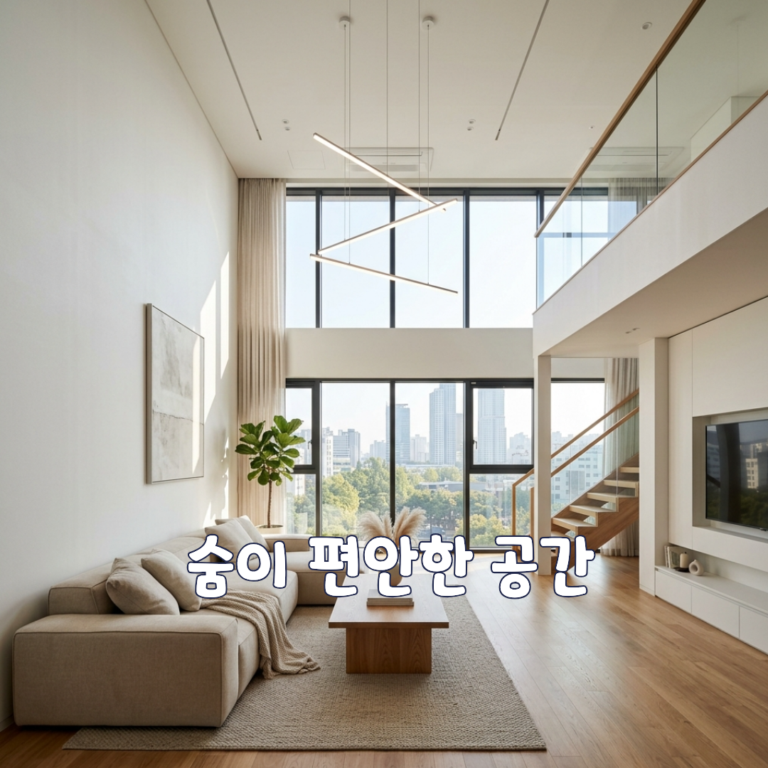 숨이 편안한 공간