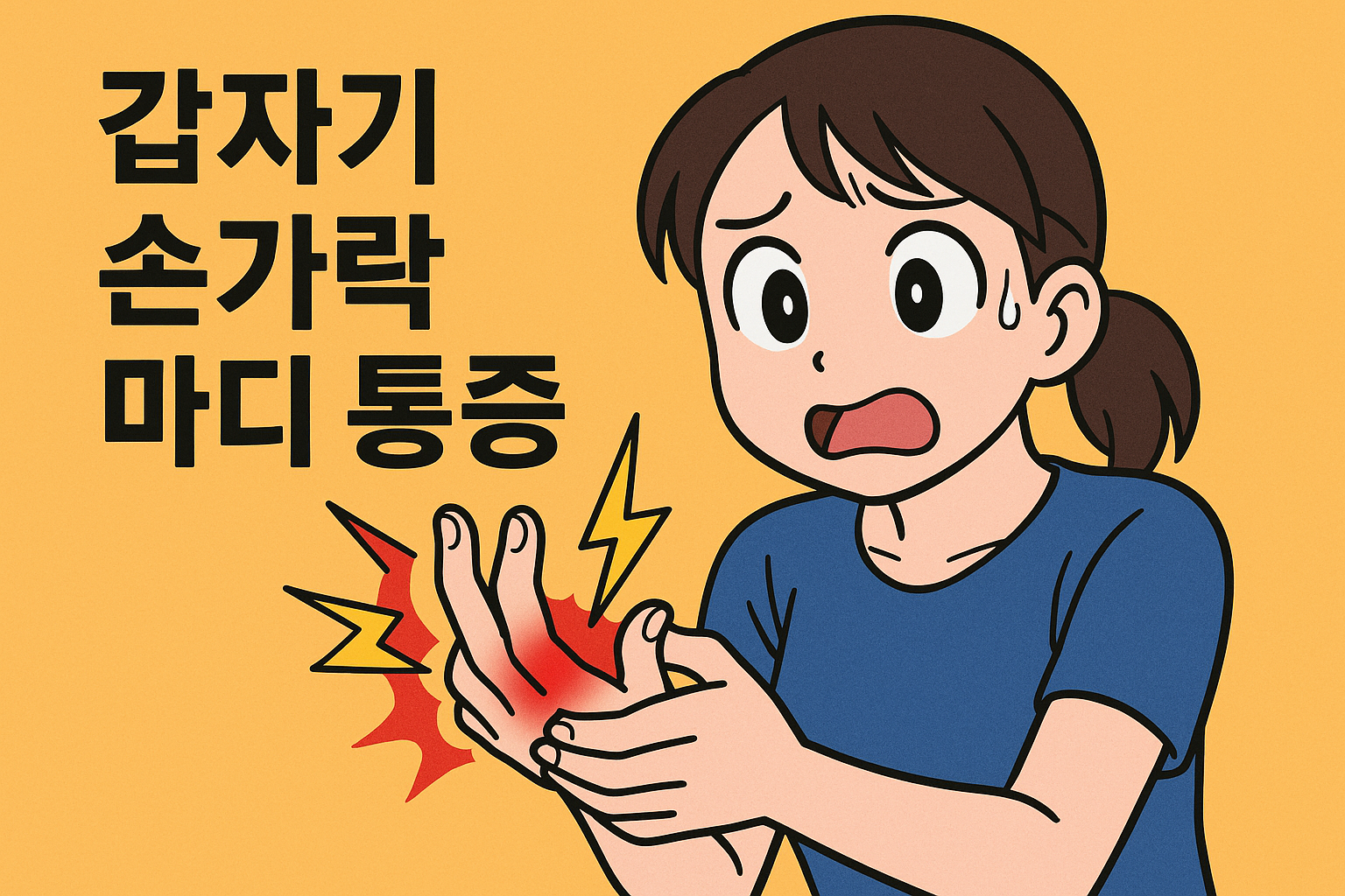 갑작기 손가락 마디 통증 원인과 대처법