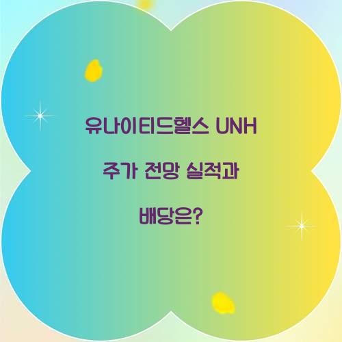 유나이티드헬스 UNH 주가 전망