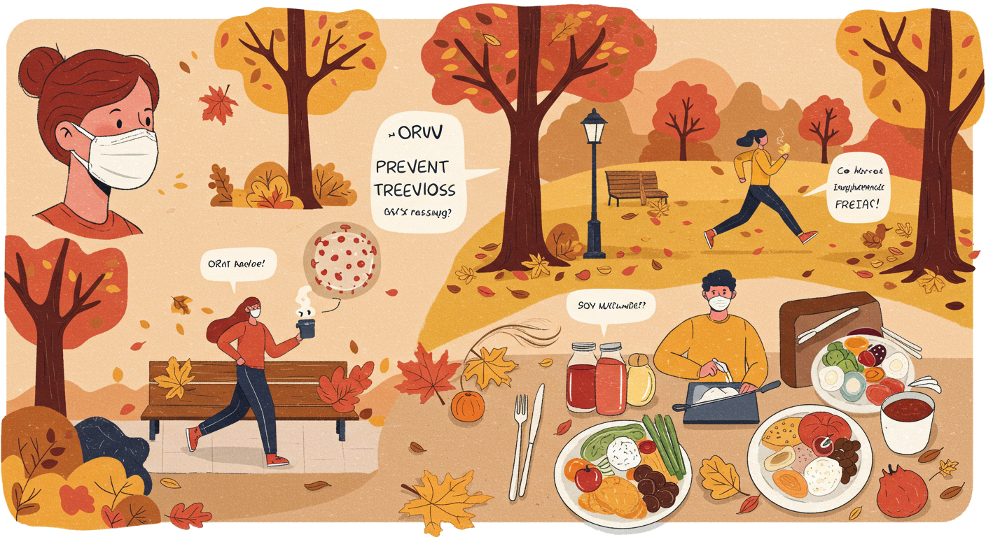 가을감기 예방하는 건강 습관