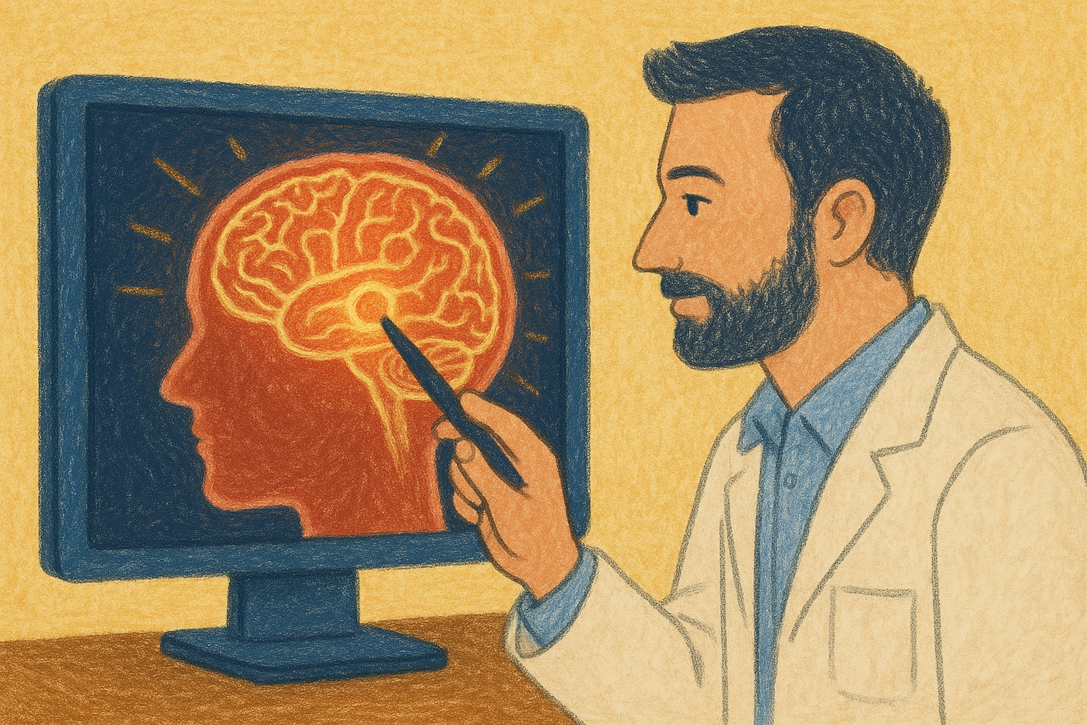 뇌 과학자의 연구 순간