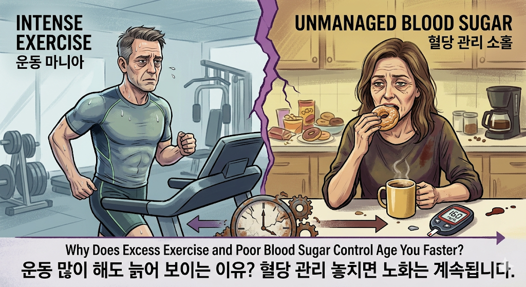 운동 많이 하는데 왜 늙어 보일까? 혈당 관리 놓치면 노화는 계속됩니다