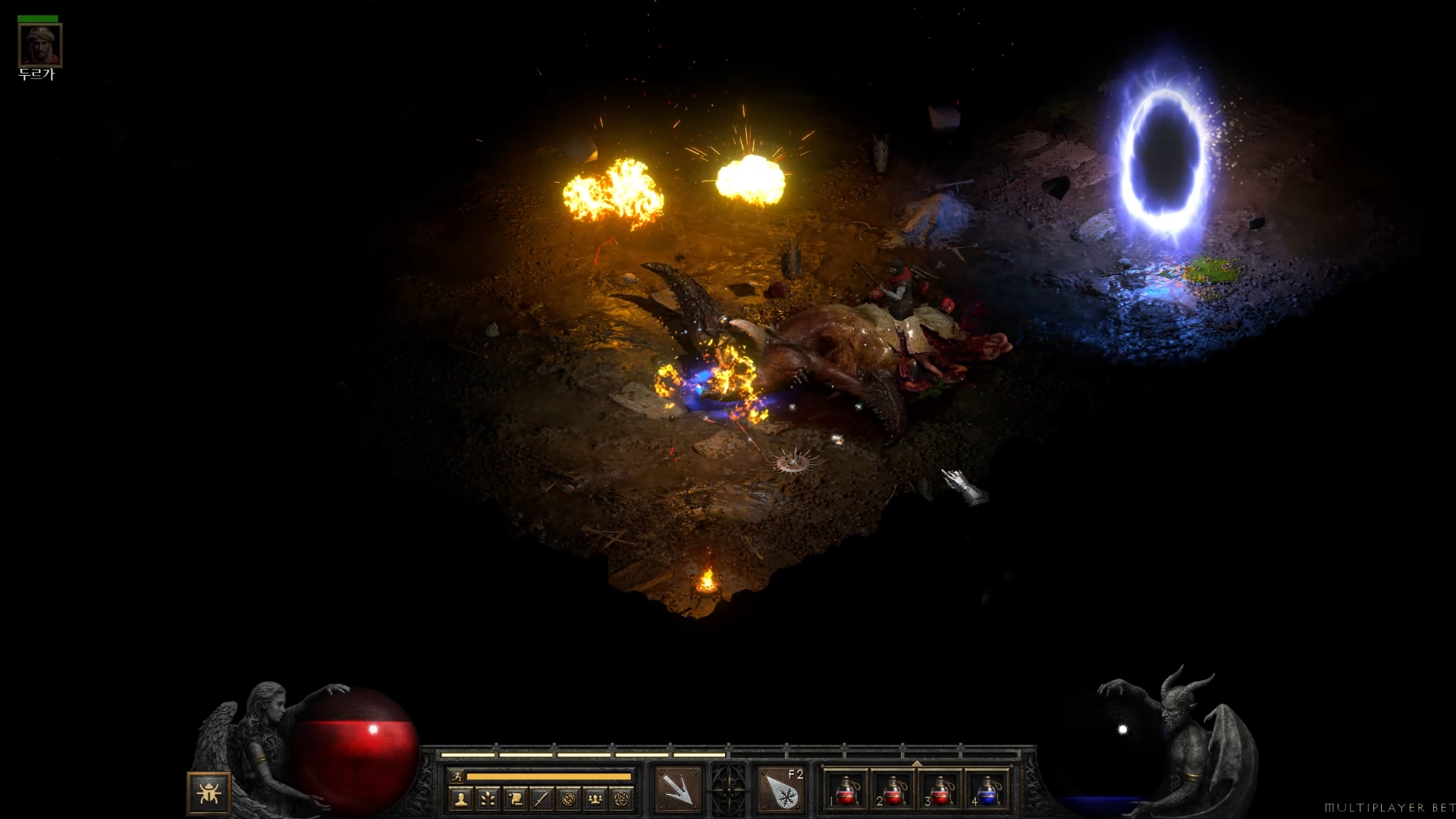 디아블로2 레저렉션 원소술사 두리엘