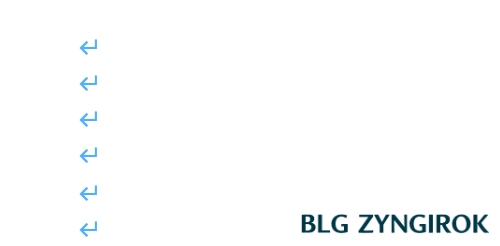 엔터기호가 6개 있다.