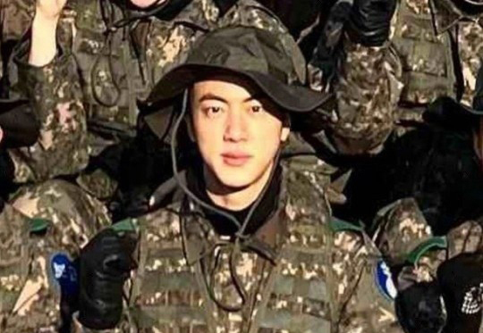 BTS 진, 제5보병사단 신병교육대대 조교로 자대배치