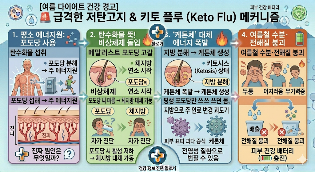 저탄고지 키톤 플루 메커니즘