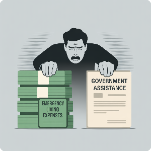 정부지원 소액 생계비 긴급 대출 이미지