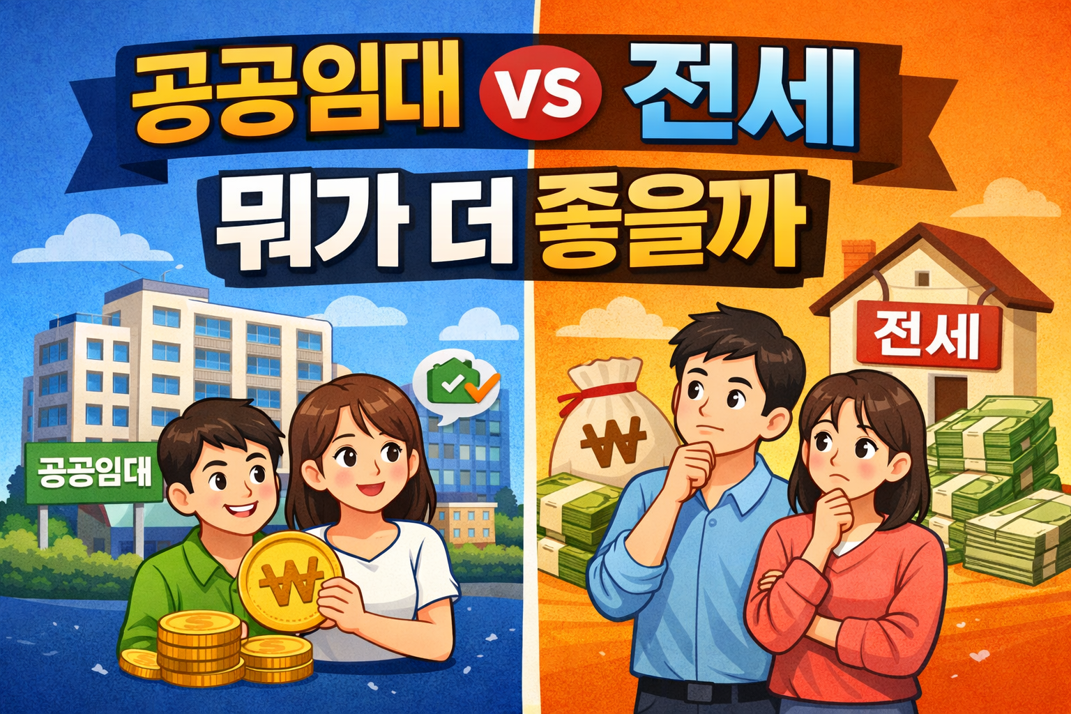 청년 공공임대 vs 전세 뭐가 더 유리할까 관련 대표이미지 사진