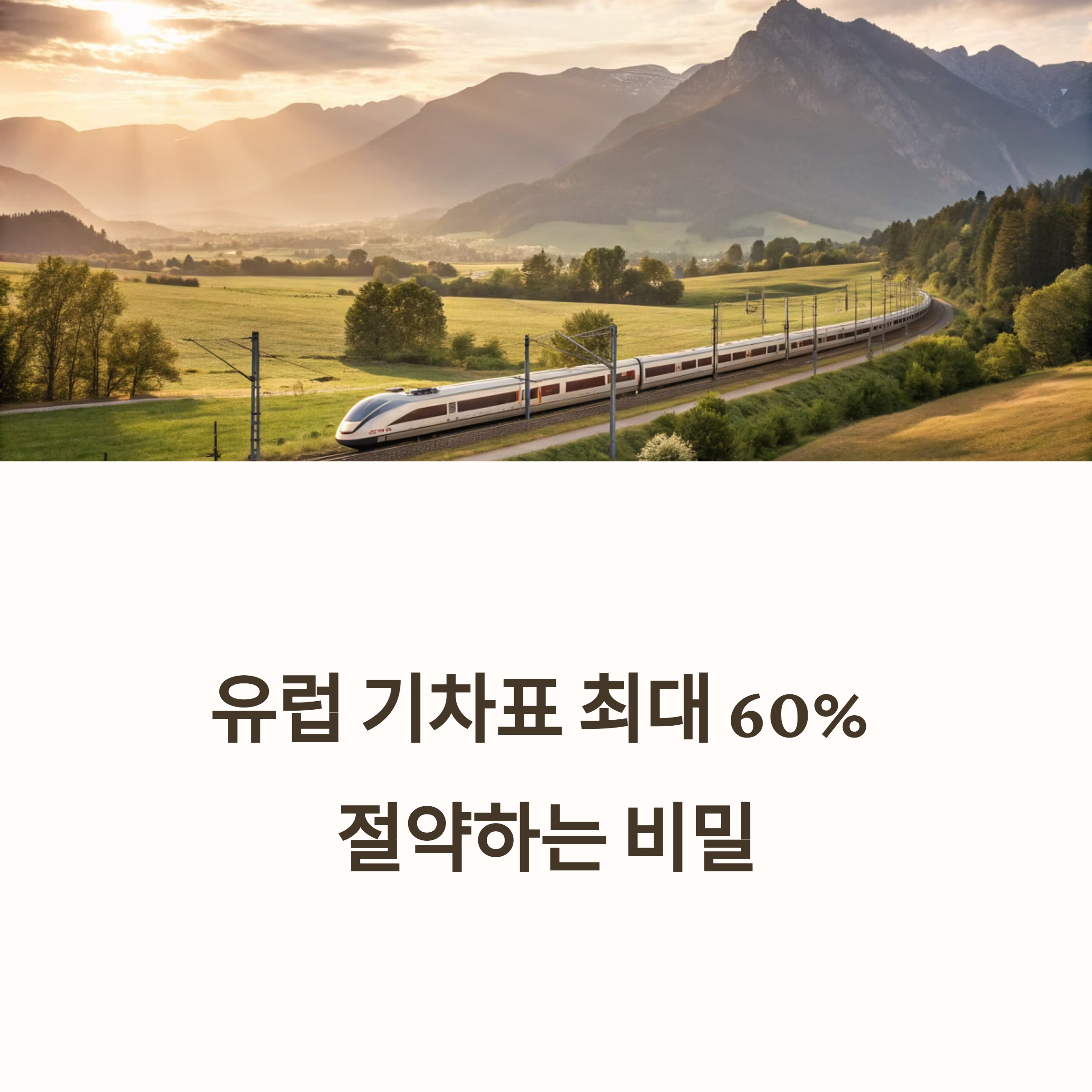 유럽 기차 예약