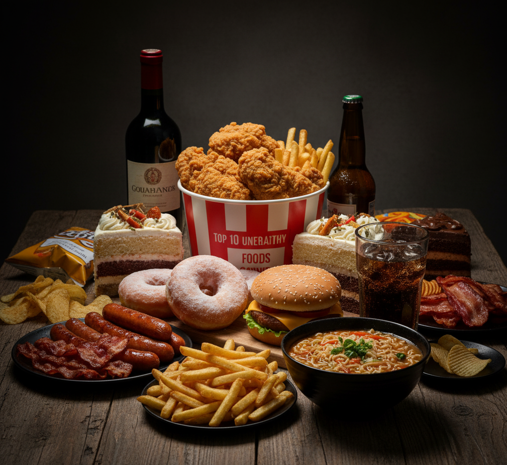 노화를 앞당기는 음식 10가지