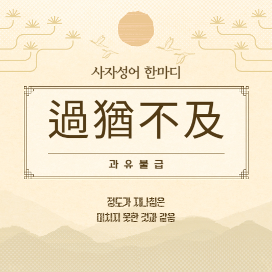 과유불급