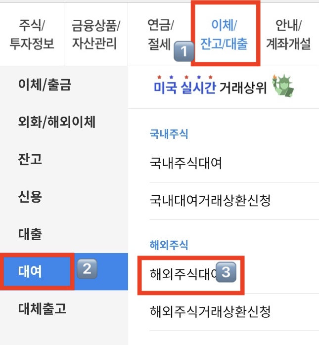 삼성증권 주식대여 서비스 신청방법
