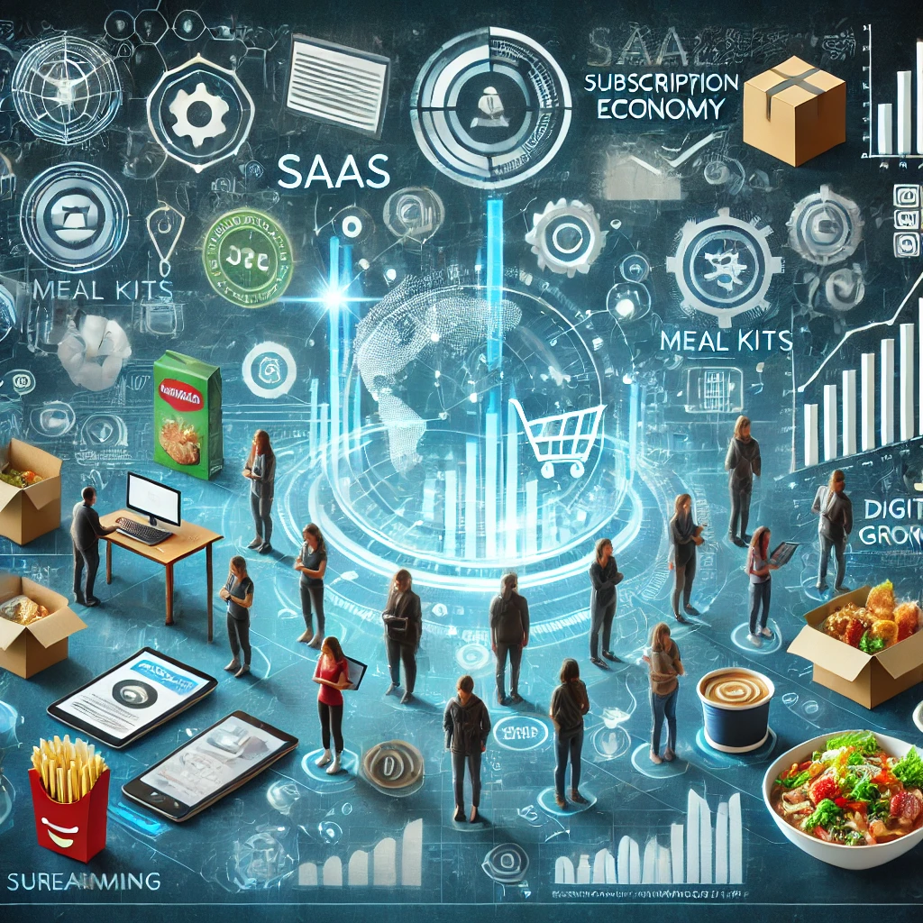 구독경제를 표현한 디지털 캠프 플레이스 이미지