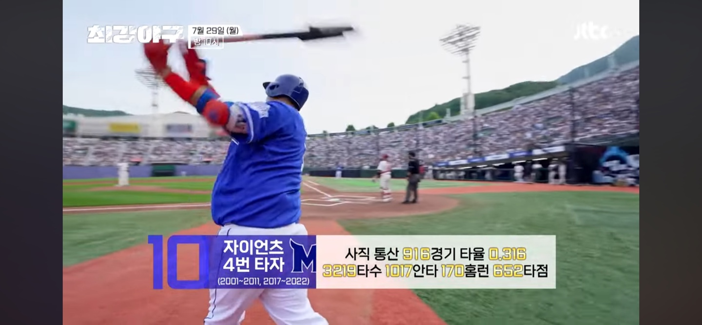 최강야구 롯데 직관경기 - 롯데의 심장 이대호