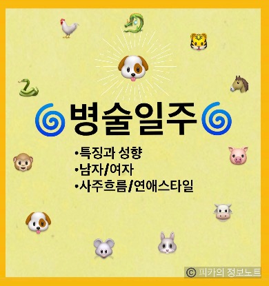 ‘병술일주’ 사주풀이 성격/특징 궁합좋은 일주 연애 사주총평