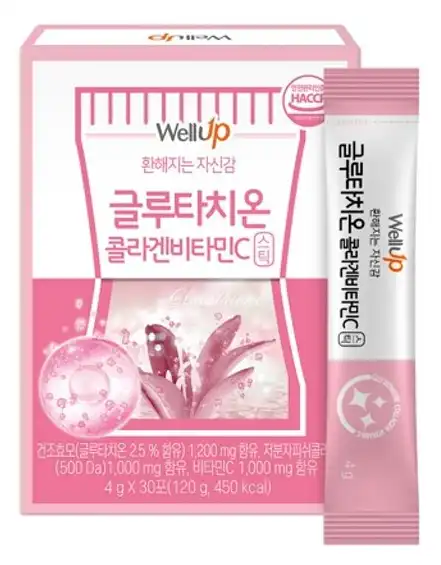 RAWEL 글루타치온 콜라겐 비타민C 분말 스틱