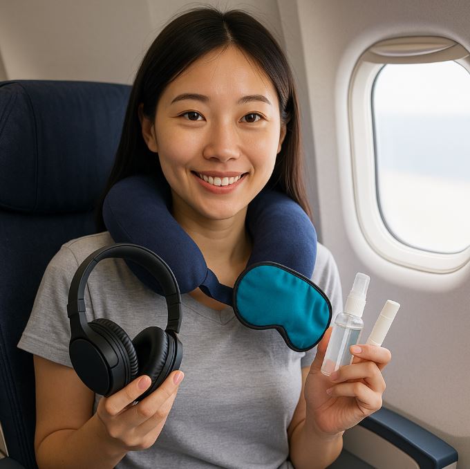 장거리 비행을 편안하게 만드는 기내 필수 여행 아이템 10가지