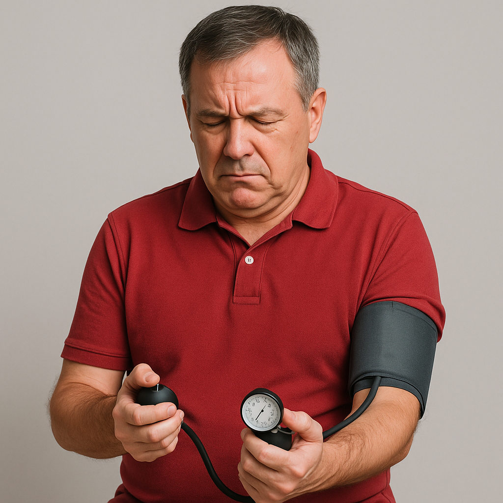 고혈압 환자 이미지