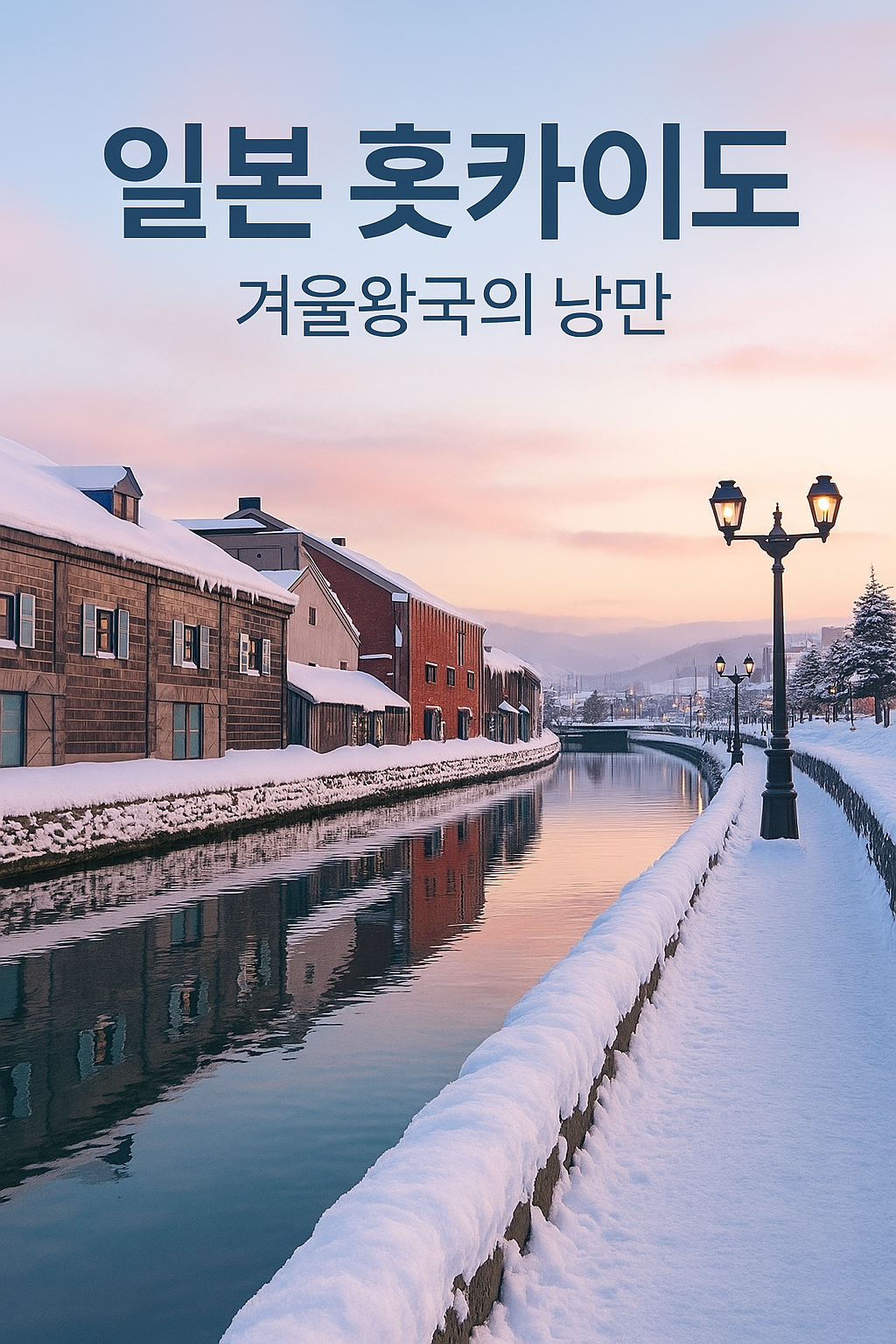 일본 홋카이도 - 설경과 온천의 낭만