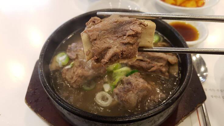 갈비탕 음식 사진