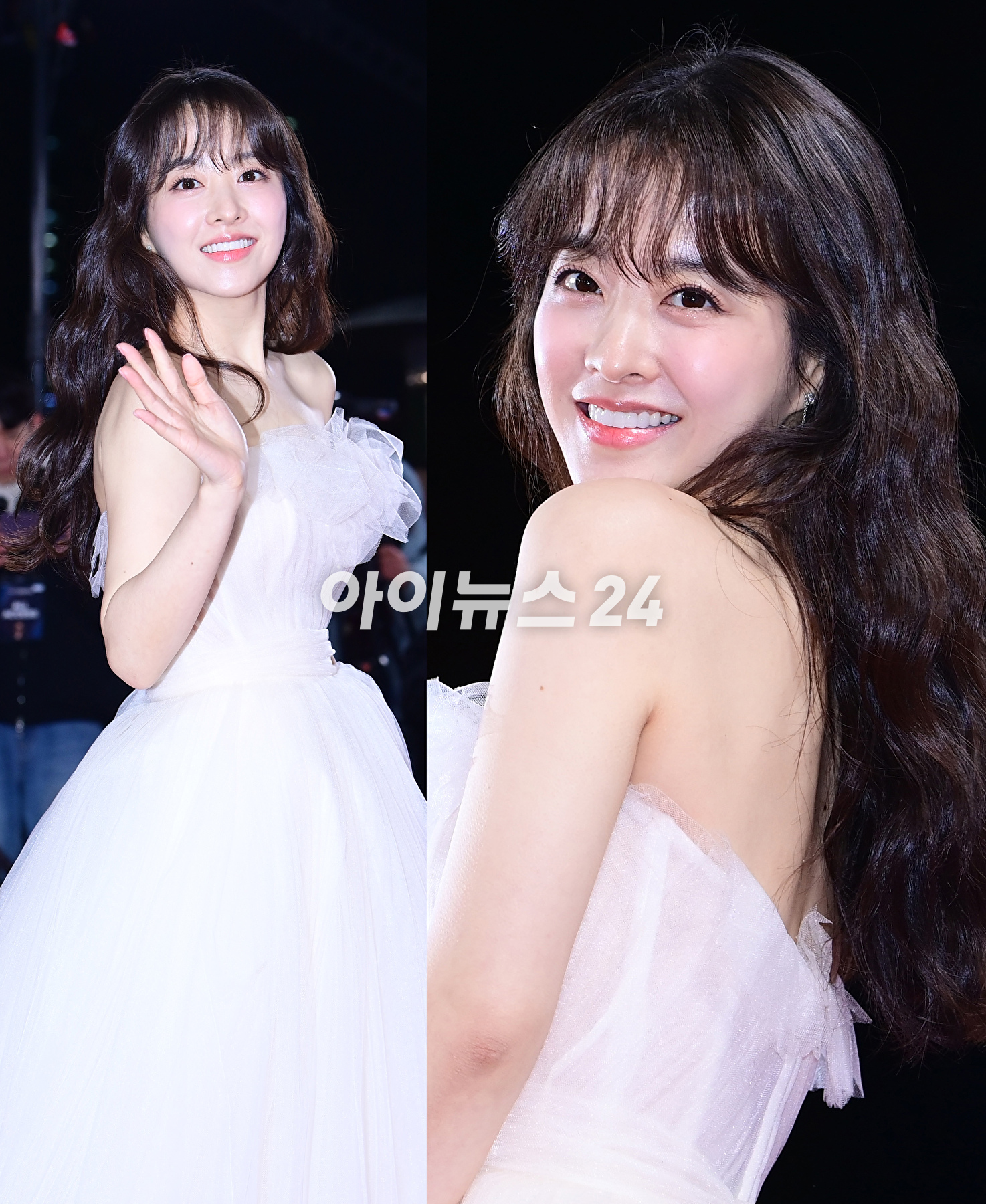 배우 박보영이 24일 오후 서울 영등포구 여의도 KBS홀에서 진행된 제44회 청룡영화상 레드카펫 행사에 참석하고 있다. [사진=정소희 기자]