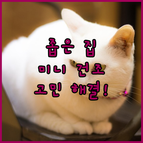 좁은 집 빨래 고민 끝! AI 건조 