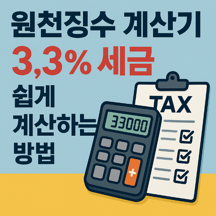 원천징수 계산기