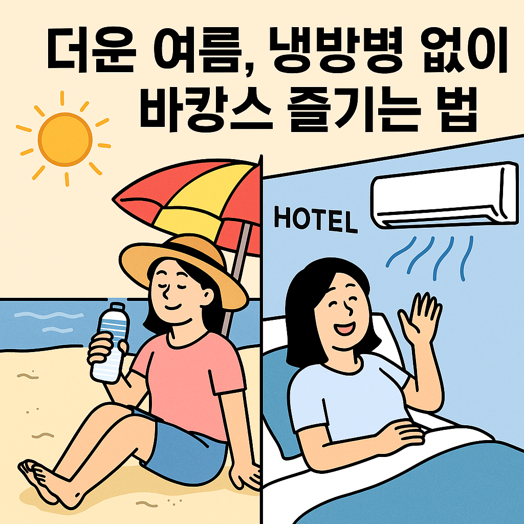 더운 여름, 냉방병 없이 바캉스 즐기는 법