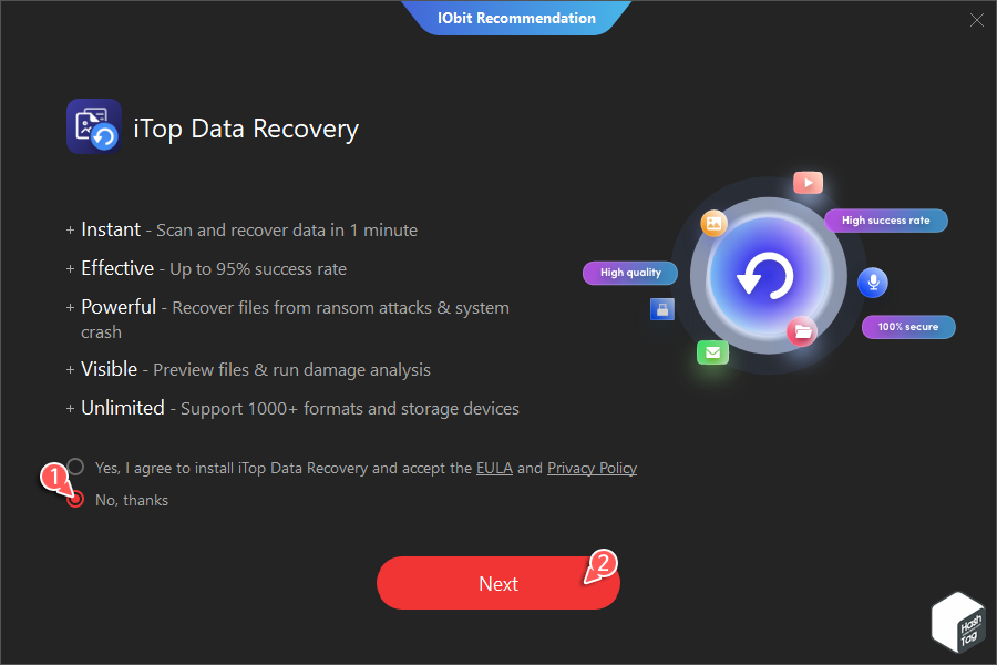 추가 옵션 선택