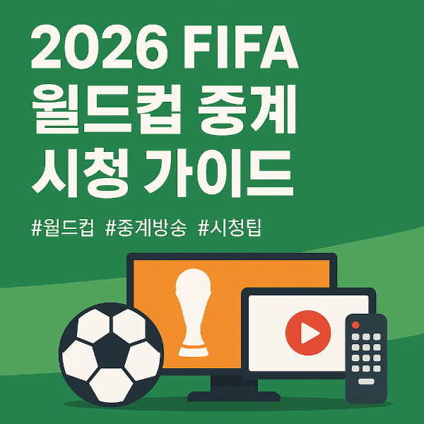 2026 FIFA 월드컵 실시간 중계