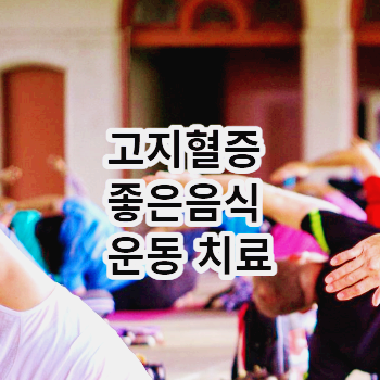 고지혈증 좋은음식 운동 치료