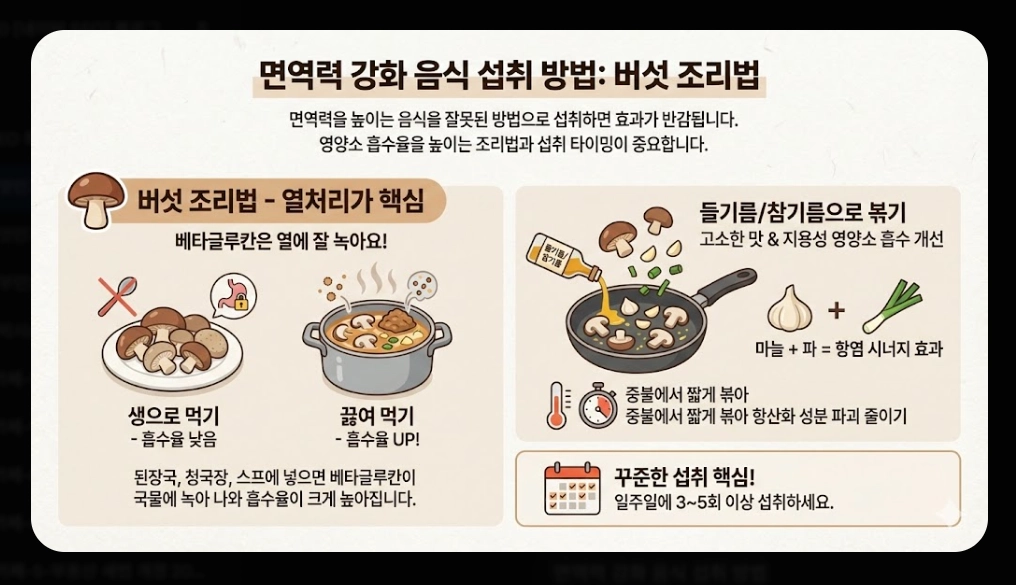 면역력 높이는 음식 베스트 10 [2026년판] 강화 식품 섭취법 및 생활 습관 총정리