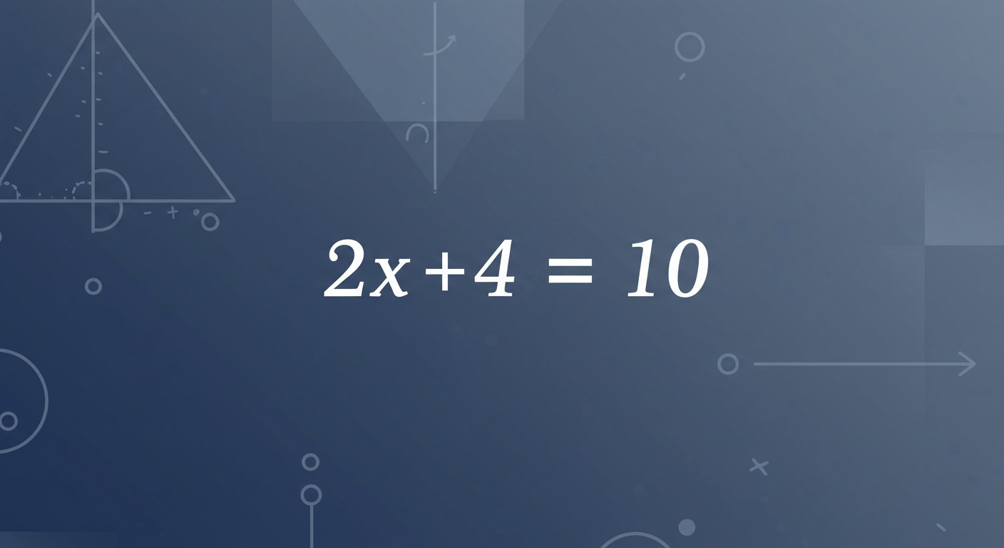 일차방정식 뜻: 정의부터 풀이까지 한번에